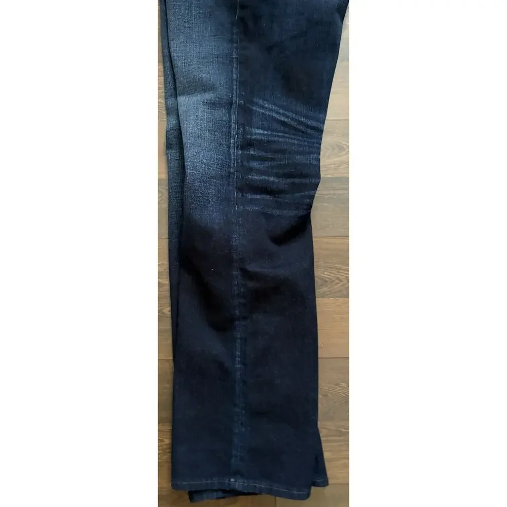 Rare Find True Religion Jeans Ricky Relaxed Straight No Flap Blue Denim 40x33Men